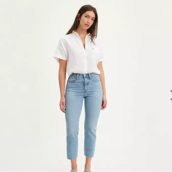 LEVI’S Wedgie Straight Fit Jeans -New With Tags Tango Hustle Medium Was…